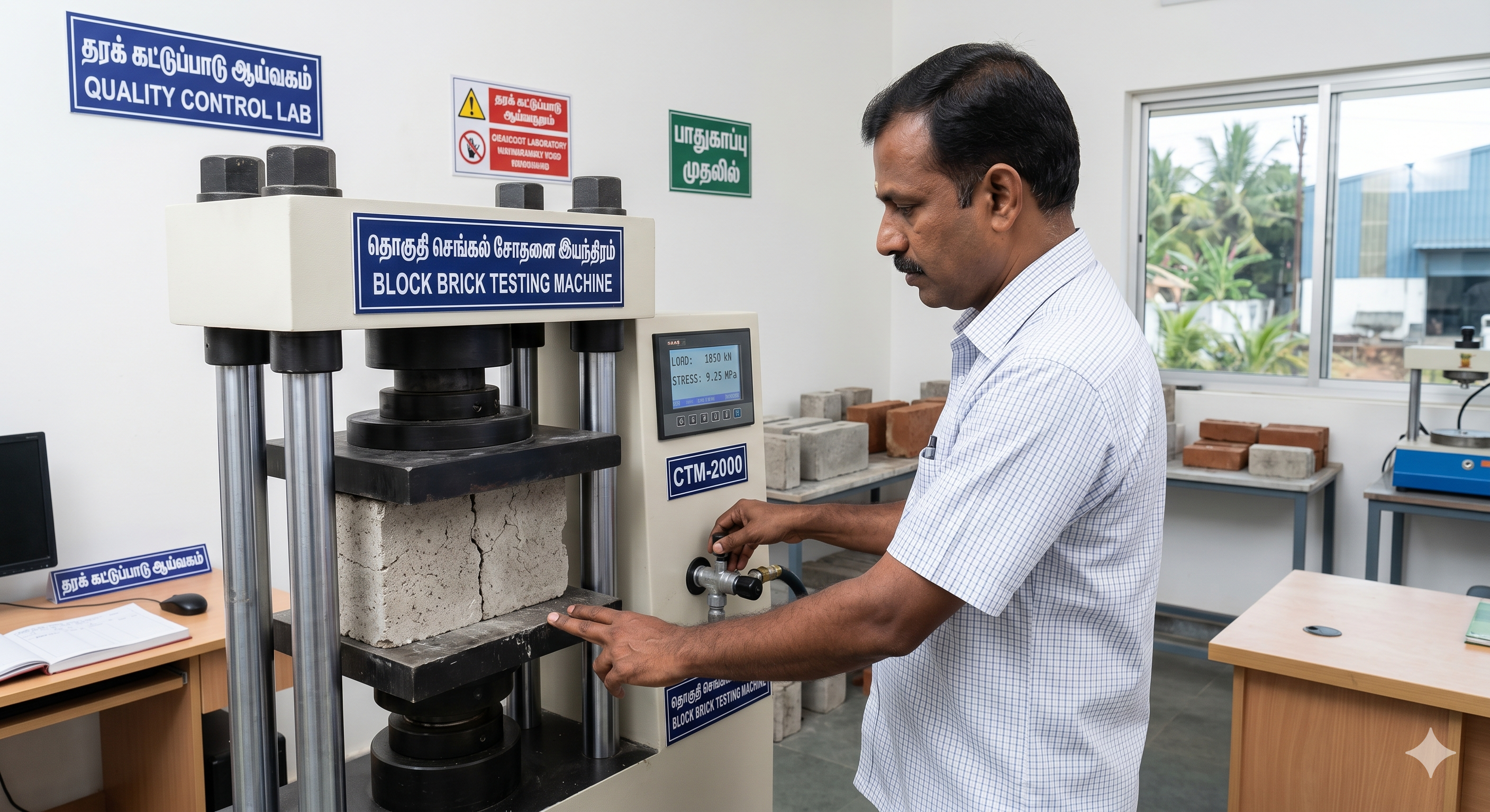Block & Brick Compression Testers